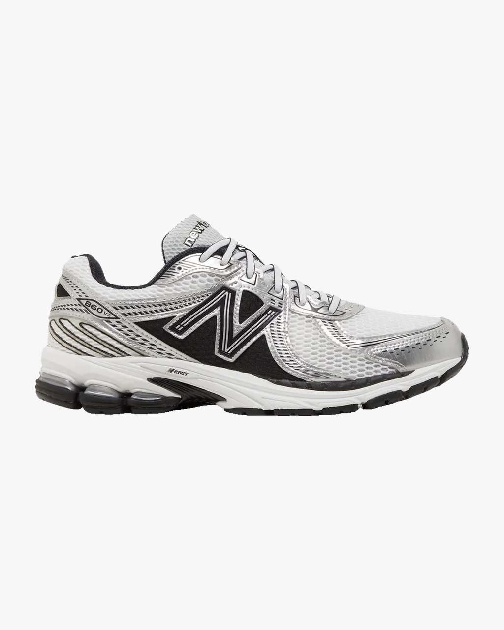 New Balance 860v2 'Silver Black' Black White Silver