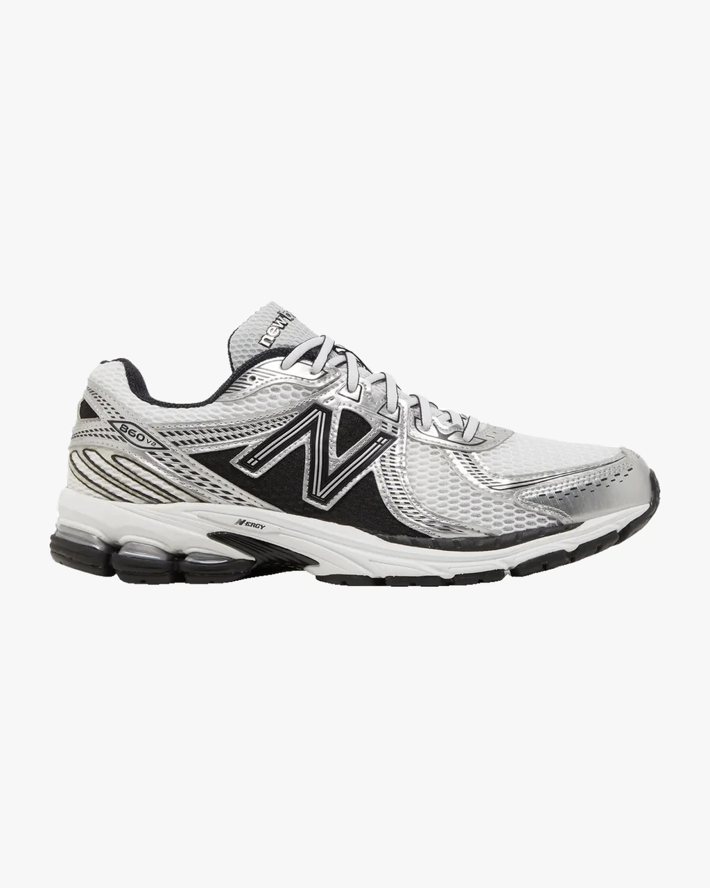 New Balance 860v2 'Silver Black' Black White Silver