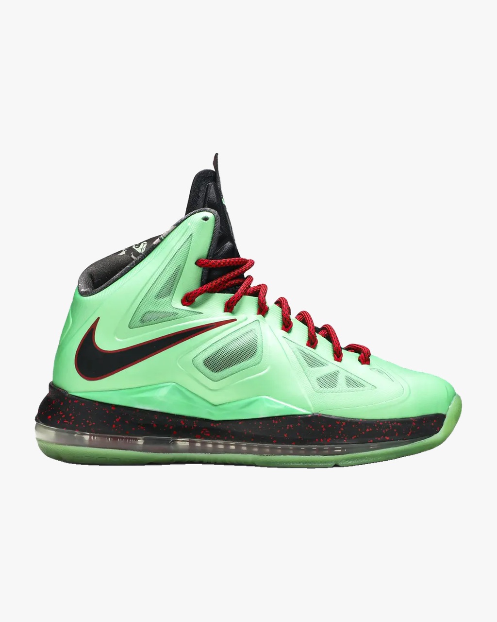 Lebron X Cutting Jade  Tormaline/Black-University Red-Fiberglass