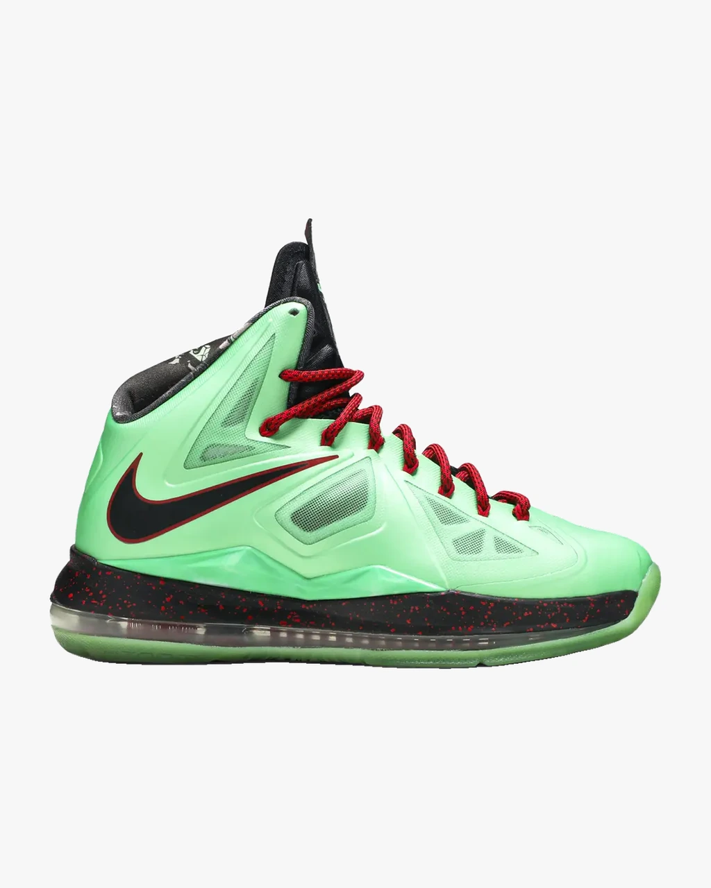 Lebron X Cutting Jade  Tormaline/Black-University Red-Fiberglass